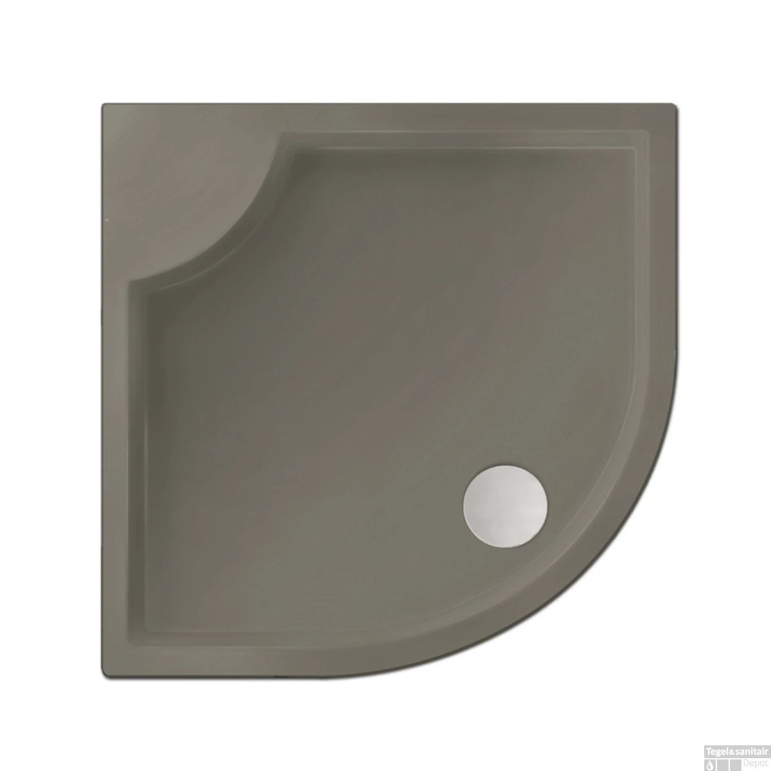 Kwartrond Douchebak Bounty 100 X 90 X 4 Cm Manhattan 3 Kwartrond Douchebak Bounty 100 X 90 X 4 Cm Manhattan