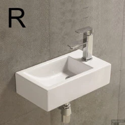 FonteinPack FONTEIN Corsa 450 X 250 X 120 Mm Rechts (Keuze Uit 18 Kranen) -Sealkin Badkamermeubilair Winkel 12042r1 1