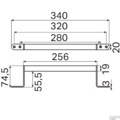 Badgreep Haceka Ixi 34x7.5x2 Cm RVS -Sealkin Badkamermeubilair Winkel 1208496 tech
