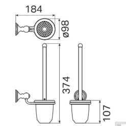 Toiletborstelset Haceka Allure Chroom 9 Toiletborstelset Haceka Allure Chroom -Sealkin Badkamermeubilair Winkel 1208588 tech