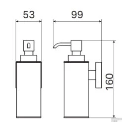 Zeeppomp Haceka Mezzo Metaal Chroom -Sealkin Badkamermeubilair Winkel 1208633 tech