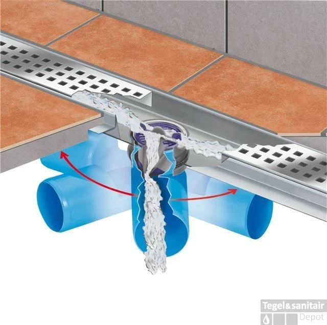 Berg Van Den Premium Line Douchegoot 60 Cm. Zij-/onder Uitlaat Rvs 5 Berg Van Den Premium Line Douchegoot 60 Cm. Zij-/onder Uitlaat Rvs - Afbeelding 3