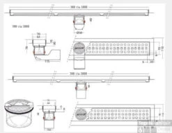 Berg Van Den Premium Line Douchegoot 60 Cm. Zij-/onder Uitlaat Rvs 9 Berg Van Den Premium Line Douchegoot 60 Cm. Zij-/onder Uitlaat Rvs -Sealkin Badkamermeubilair Winkel 12601