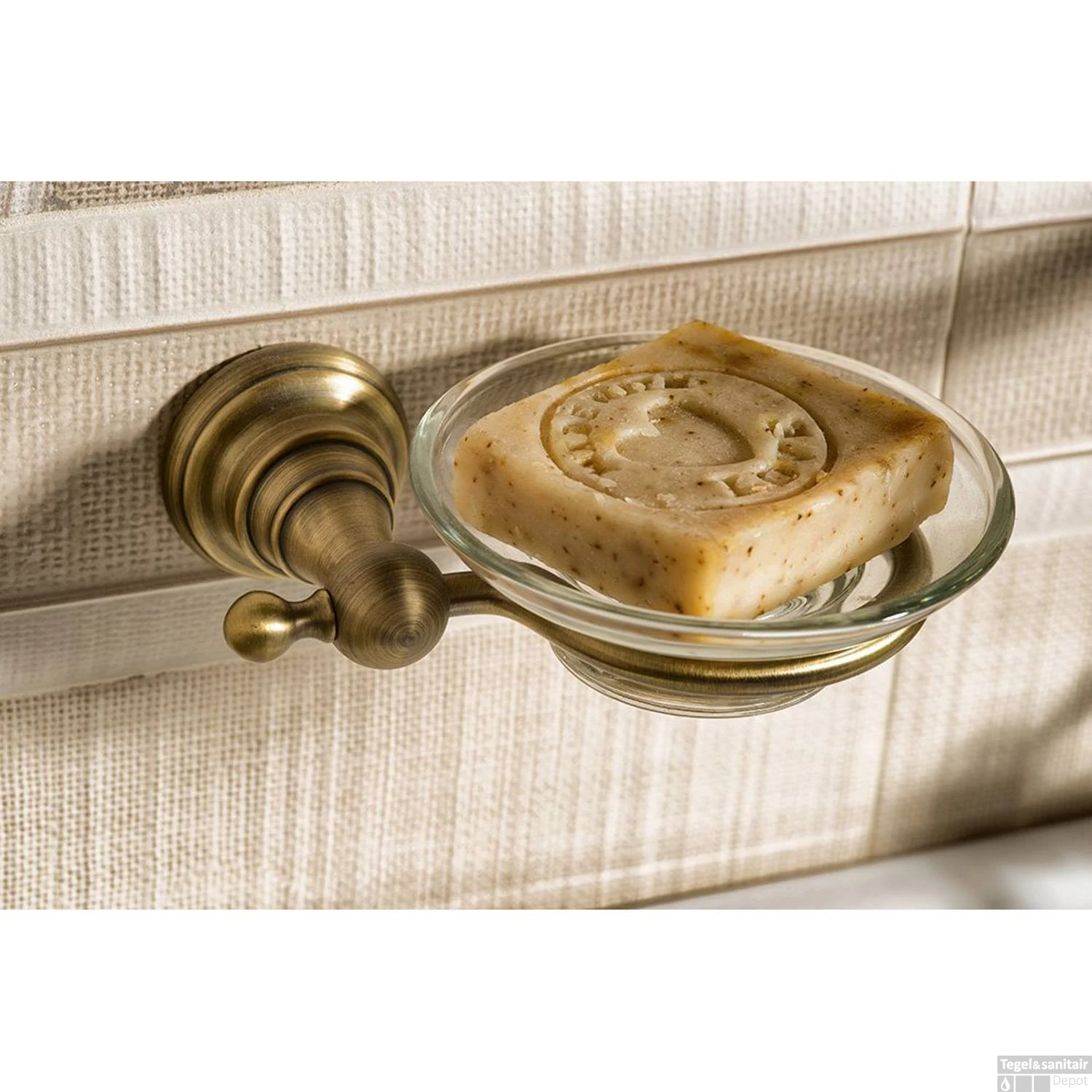 Zeephouder Sapho Diamond Hangend 14.9x5 Cm Brons / Glas 7 Zeephouder Sapho Diamond Hangend 14.9x5 Cm Brons / Glas - Afbeelding 5