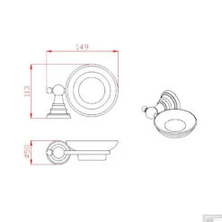 Zeephouder Sapho Diamond Hangend 14.9x5 Cm Brons / Glas 15 Zeephouder Sapho Diamond Hangend 14.9x5 Cm Brons / Glas -Sealkin Badkamermeubilair Winkel 1318 02 zeephouder sapho diamond hangend 14.9x5 cm brons glas 6