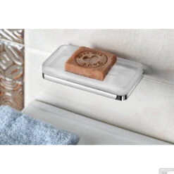 Zeephouder Sapho Olymp Hangend Chroom / Melkglas 8 Zeephouder Sapho Olymp Hangend Chroom / Melkglas -Sealkin Badkamermeubilair Winkel 1321 76 zeephouder sapho olymp hangend chroom melkglas 2