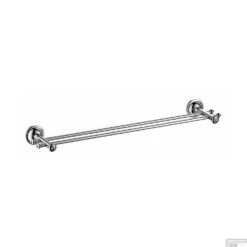 Dubbele Handdoekhouder Sapho Astor Hangend 67.4x5.8 Cm Chroom