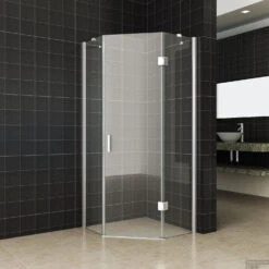 Douchecabine Wiesbaden 5 Hoek 90x90cm 8mm Nano Glas