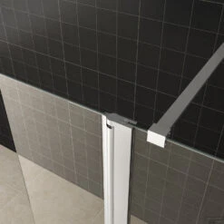 Zijwand Wiesbaden Draaibaar 40x200 Cm 10mm NANO Coating -Sealkin Badkamermeubilair Winkel 20.3842 2 1