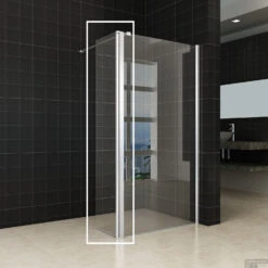 Zijwand Wiesbaden Draaibaar 40x200 Cm 10mm NANO Coating