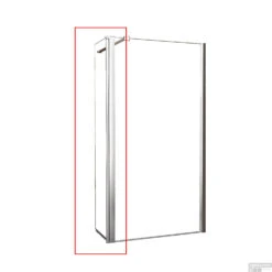 Zijwand Wiesbaden Draaibaar 40x200 Cm 10mm NANO Coating -Sealkin Badkamermeubilair Winkel 20.3843 blanco shop