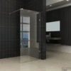 Douchewand Wiesbaden Profielloos 120x200cm 8mm NANO Coating