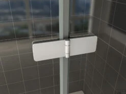 Badwand Wiesbaden Inklapbaar 100x140cm 6mm NANO Coating -Sealkin Badkamermeubilair Winkel 20.3895 3