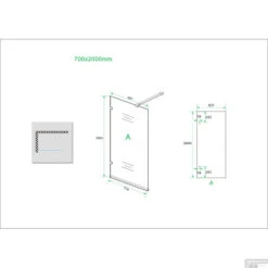 Inloopdouche Profielloos Wiesbaden 70x200 8mm NANO Glas 9 Inloopdouche Profielloos Wiesbaden 70x200 8mm NANO Glas -Sealkin Badkamermeubilair Winkel 20.3982