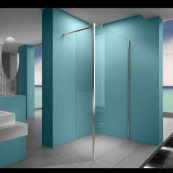 Inloopdouche Wiesbaden Met Zijwand 30cm 80x200cm 8mm NANO Coating