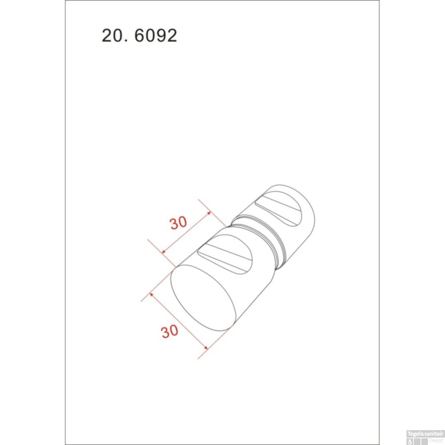 Losse Deurknop Wiesbaden Type 4 Chroom 4 Losse Deurknop Wiesbaden Type 4 Chroom - Afbeelding 2