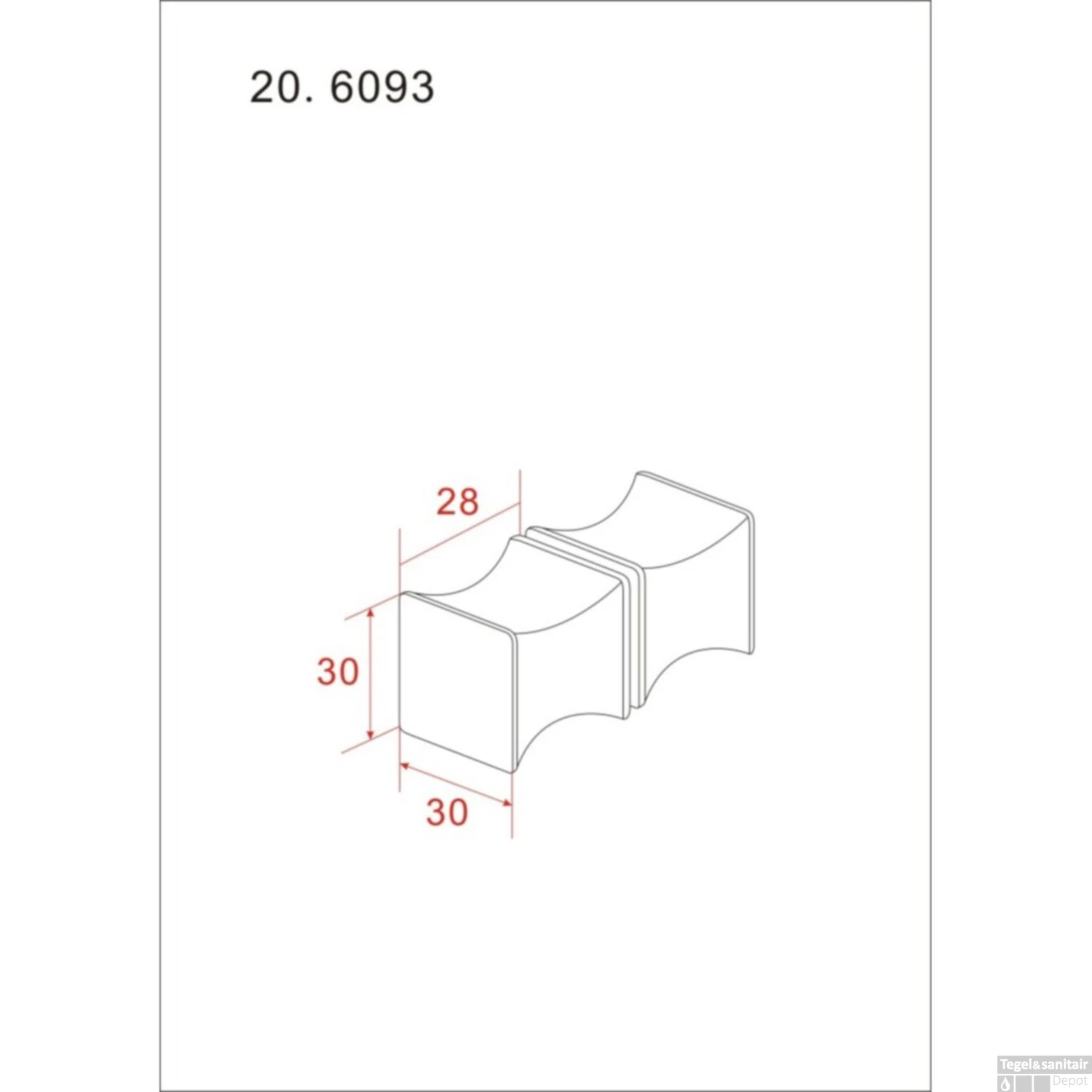 Losse Deurknop Wiesbaden Type 5 Chroom 4 Losse Deurknop Wiesbaden Type 5 Chroom - Afbeelding 2