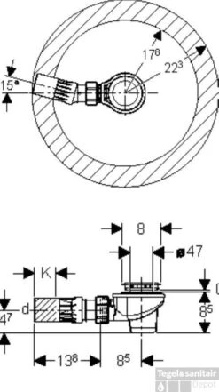Geberit Uniflex Douchebaksifon Universeel 5 Geberit Uniflex Douchebaksifon Universeel -Sealkin Badkamermeubilair Winkel 20803