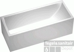 Laufen Pro Bad 180x80 Cm. Met Frame En L-paneel Rechts Wit -Sealkin Badkamermeubilair Winkel 2329560000001 main 2