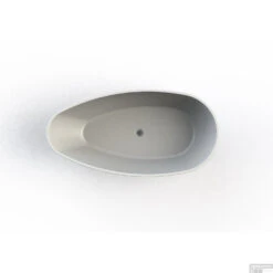 Vrijstaand Ligbad Salenzi Unica 170x86x54 Cm Solid Cast Mat Wit -Sealkin Badkamermeubilair Winkel 23ab21mwh0 2