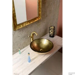 Waskom Sapho Beauty Rond 42 Cm Brons -Sealkin Badkamermeubilair Winkel 2501 21 waskom sapho beauty rond 42 cm cm brons 4