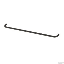 Handdoekrek Qisani Flow 60 Cm Geborsteld Mat Zwart