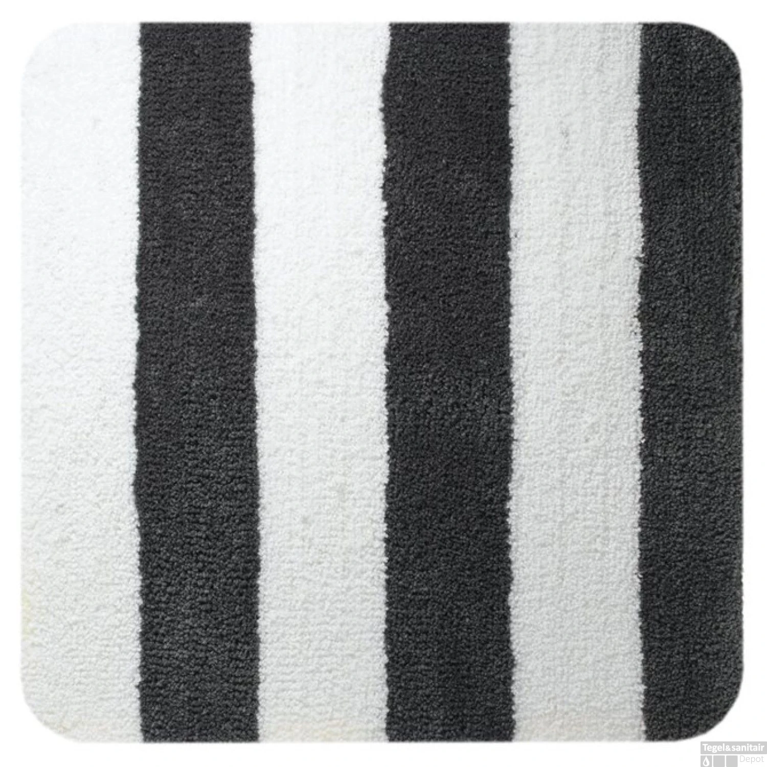 Bidetmat Sealskin Linje Polyester 60x60 Cm Grijs 4 Bidetmat Sealskin Linje Polyester 60x60 Cm Grijs - Afbeelding 2