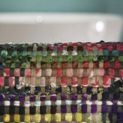 Badmat Sealskin Madras 100% Katoen 90x60 Cm Multi -Sealkin Badkamermeubilair Winkel 291913603 sfeer