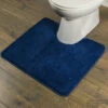 Toiletmat Sealskin Angora 100% Polyester 60x55x2 Cm Blauw -Sealkin Badkamermeubilair Winkel 293997024 sfeer