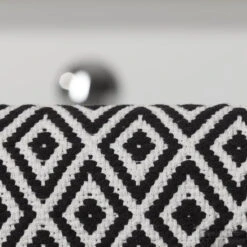 Badmat Sealskin Trellis 60x90 Cm Katoen Zwart -Sealkin Badkamermeubilair Winkel 294213619 sfeer 1