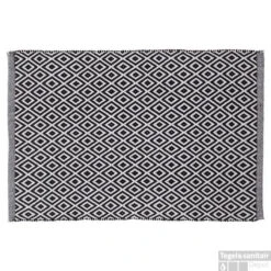 Badmat Sealskin Trellis 60x90 Cm Katoen Zwart -Sealkin Badkamermeubilair Winkel 294213619 shop