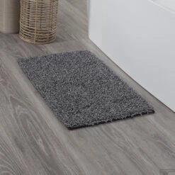 SEALSKIN Badmat Misto Chenille Katoen 90x60 Cm Zwart