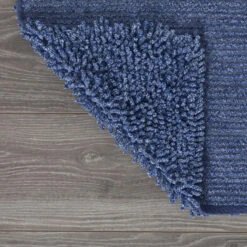 Toiletmat Sealskin Misto Chenille Katoen 60x55 Cm Blauw -Sealkin Badkamermeubilair Winkel 294617023 sfeer 2