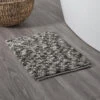 Badmat Sealskin Vintage 50x80 Cm Polyester Donkergrijs