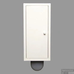 Inbouw Toilet Borstel Brush-Up Gepoedercoat RVS Goud