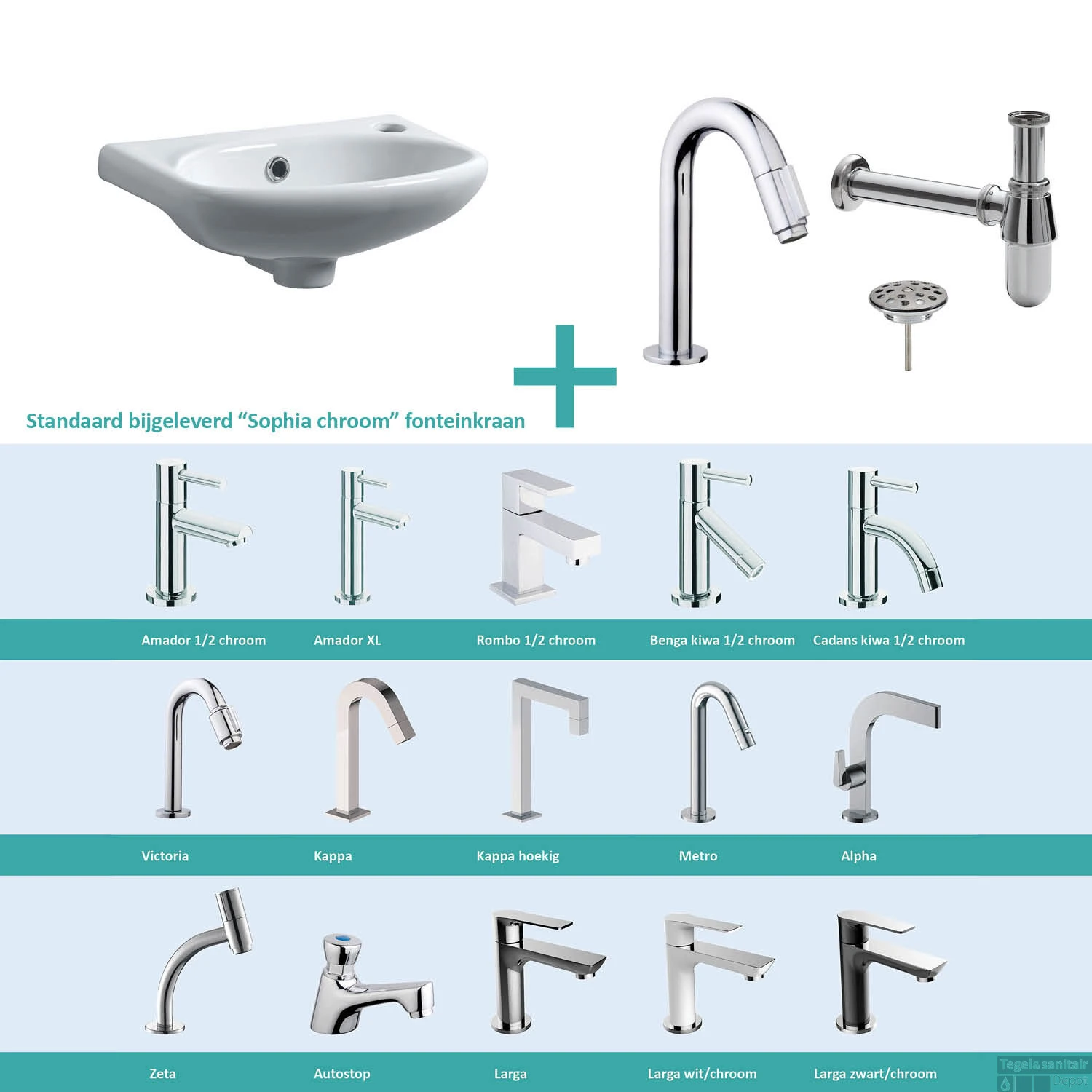 FonteinPack Trevi Keramiek 38x25x9 Cm Chroom (Keuze Uit 20 Kranen) 3 FonteinPack Trevi Keramiek 38x25x9 Cm Chroom (Keuze Uit 20 Kranen)