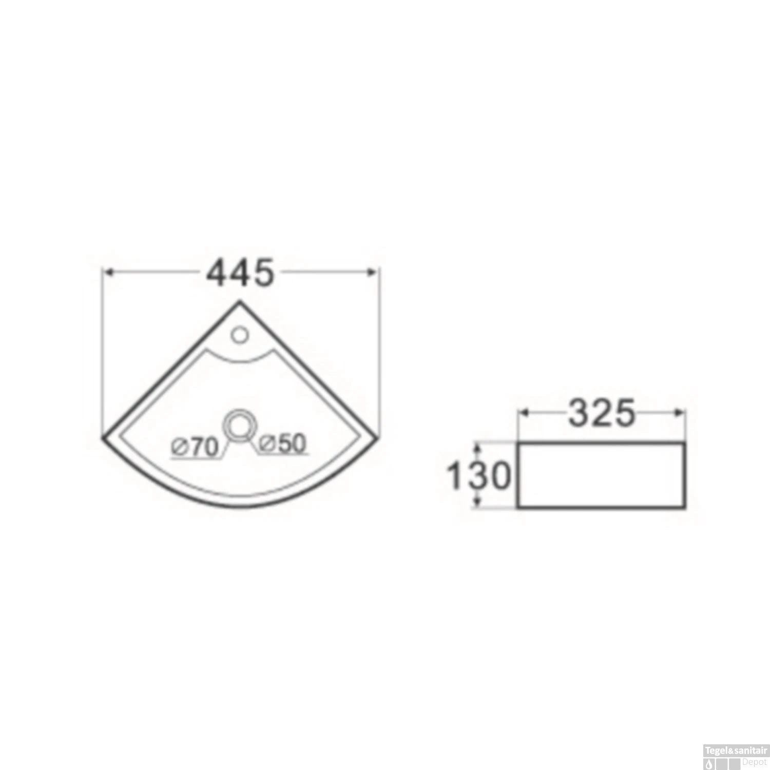 FonteinPack Pallas 44.5x32.5x13 Cm RVS (Keuze Uit 8 Kranen) 6 FonteinPack Pallas 44.5x32.5x13 Cm RVS (Keuze Uit 8 Kranen) - Afbeelding 4