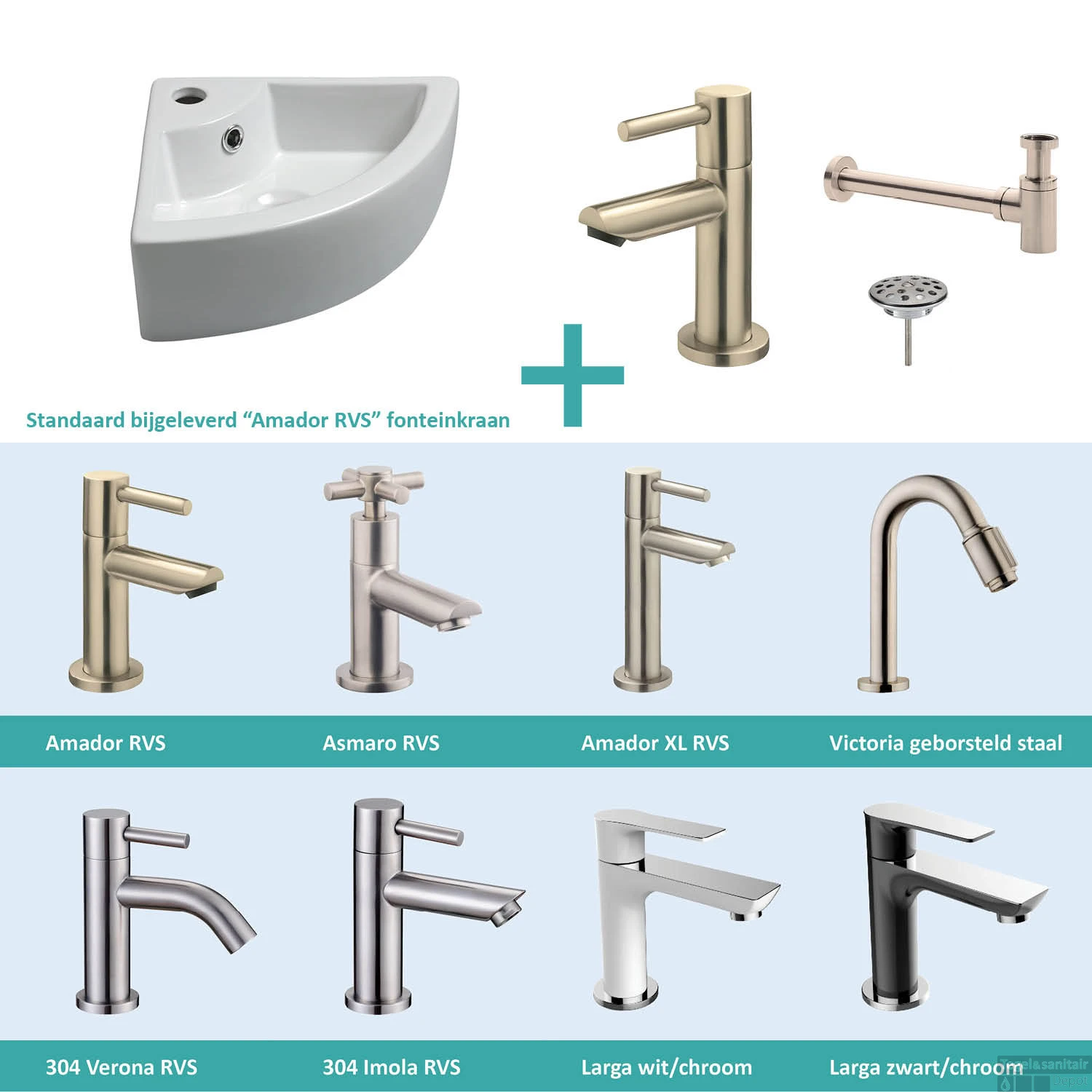 FonteinPack Pallas 44.5x32.5x13 Cm RVS (Keuze Uit 8 Kranen) 3 FonteinPack Pallas 44.5x32.5x13 Cm RVS (Keuze Uit 8 Kranen)