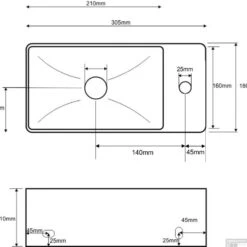 FonteinPack Rhea Mini XXS 30,5x18x11 Cm Rechts Chroom (Keuze Uit 20 Kranen) 12 FonteinPack Rhea Mini XXS 30,5x18x11 Cm Rechts Chroom (Keuze Uit 20 Kranen) -Sealkin Badkamermeubilair Winkel 32.3499 tech