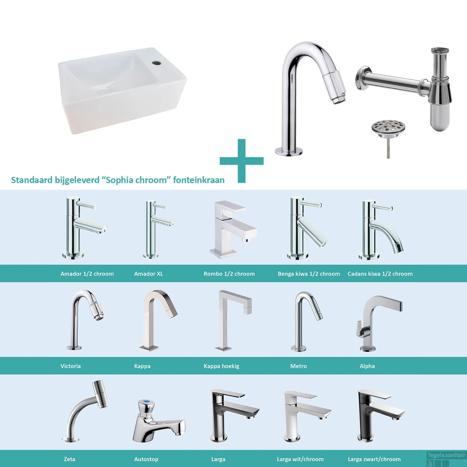 FonteinPack Rhea Mini XXS 30,5x18x11 Cm Rechts Chroom (Keuze Uit 20 Kranen) 3 FonteinPack Rhea Mini XXS 30,5x18x11 Cm Rechts Chroom (Keuze Uit 20 Kranen)