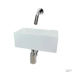 BWS Blong XXS Fontein 305X180X110 Zonder Kraangat Wit