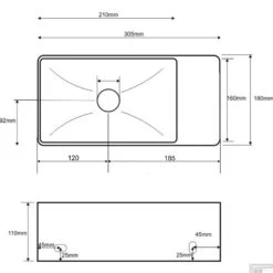 FonteinPack Inbouwkraan Rhea Keramiek 30.5x18x11 Cm RVS 8 FonteinPack Inbouwkraan Rhea Keramiek 30.5x18x11 Cm RVS -Sealkin Badkamermeubilair Winkel 32.3500 6 tech