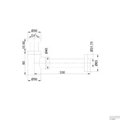 Wiesbaden Fonteinset | Kraangat Rechts | Mat Zwart -Sealkin Badkamermeubilair Winkel 33.4416t 6