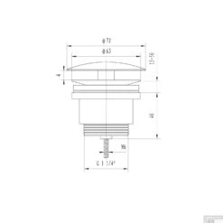 Fonteinset Mat Zwart Wiesbaden Color Chroom (kraangat Links) -Sealkin Badkamermeubilair Winkel 33.4520t 6