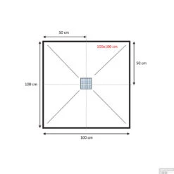 Douchebak BWS Elsa Composiet Anti-slip 100x100x3 Cm Mat Zwart 5 Douchebak BWS Elsa Composiet Anti-slip 100x100x3 Cm Mat Zwart -Sealkin Badkamermeubilair Winkel 33768 113466 douchebak bws elsa composiet anti slip 100x100x3 cm mat zwart tech
