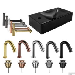 Fonteinset Boss & Wessing Mini Links Mat Zwart (Mix & Match)