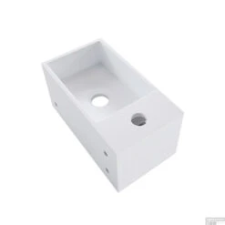 Fontein Met Handdoekhouder Wiesbaden Solid Surface (kraangat Links) 35.6x20.3x15.9 Cm -Sealkin Badkamermeubilair Winkel 36.4052 1