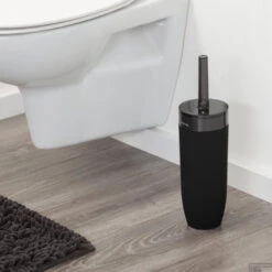 Toiletborstelhouder Sealskin Bloom 10 X 37 Cm ABS Zwart -Sealkin Badkamermeubilair Winkel 361770519 sfeer 1