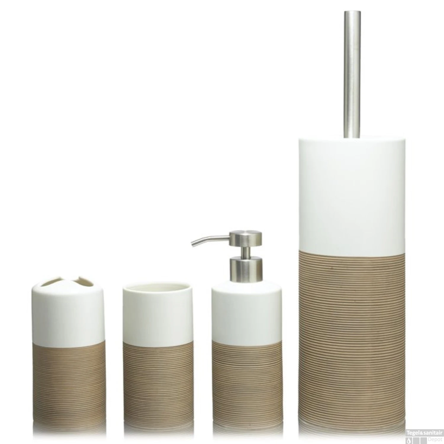 Tandenborstelbeker Sealskin Doppio 6,7 X 12,8 Cm Porselein Zand 8 Tandenborstelbeker Sealskin Doppio 6,7 X 12,8 Cm Porselein Zand - Afbeelding 6