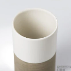 Tandenborstelbeker Sealskin Doppio 6,7 X 12,8 Cm Porselein Zand 9 Tandenborstelbeker Sealskin Doppio 6,7 X 12,8 Cm Porselein Zand -Sealkin Badkamermeubilair Winkel 361840465 sfeer